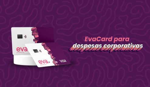 Dois cartões Eva, um na frente do outro.