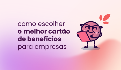 Ivo, mascote da Eva, ao lado do título: "como escolher o melhor cartão de benefícios para empresas?".